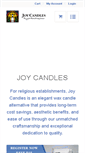 Mobile Screenshot of joycandles.com